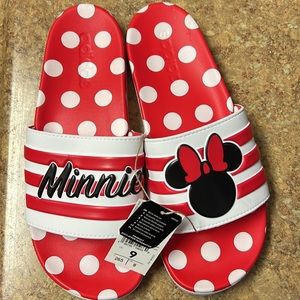 NWT Adidas Minnie Mouse Comfort slides